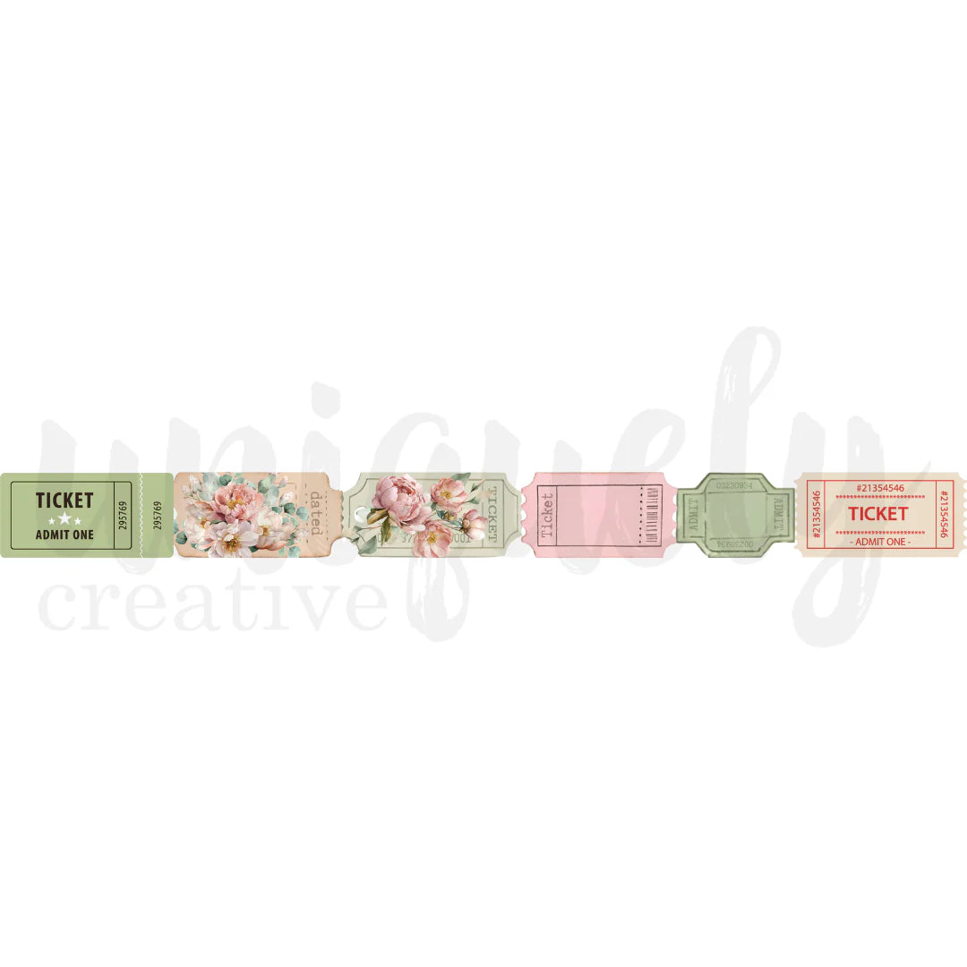 Uniquely Creative - Washi Tape - Vintage Tickets