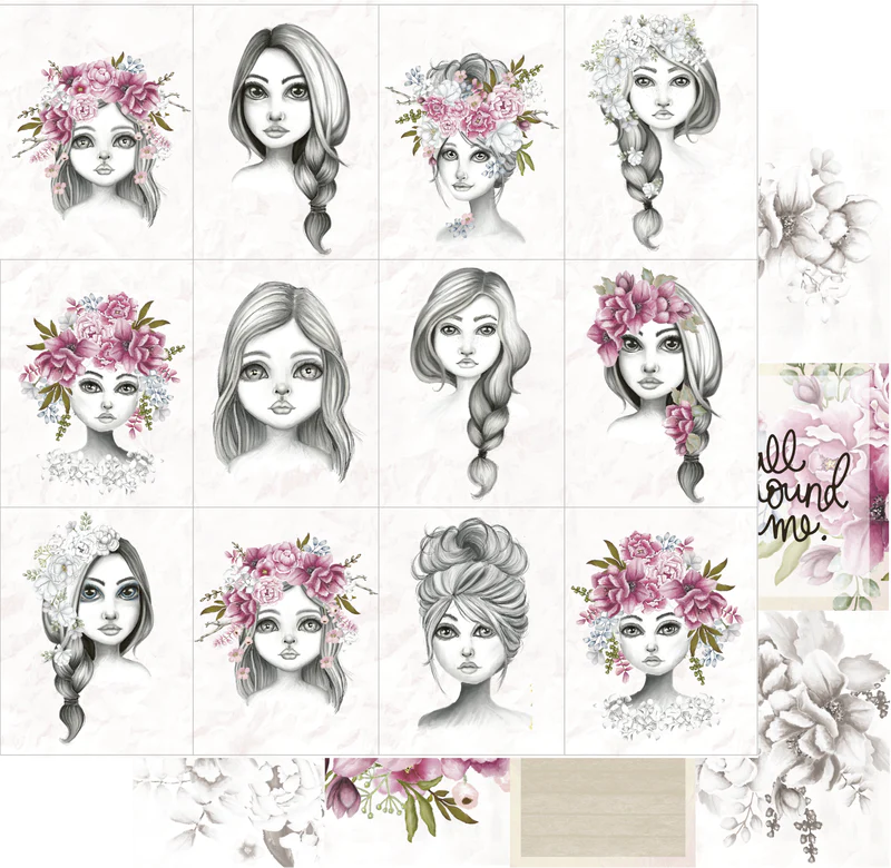 Uniquely Creative - Sweet Magnolia - Colour Me Pretty Paper