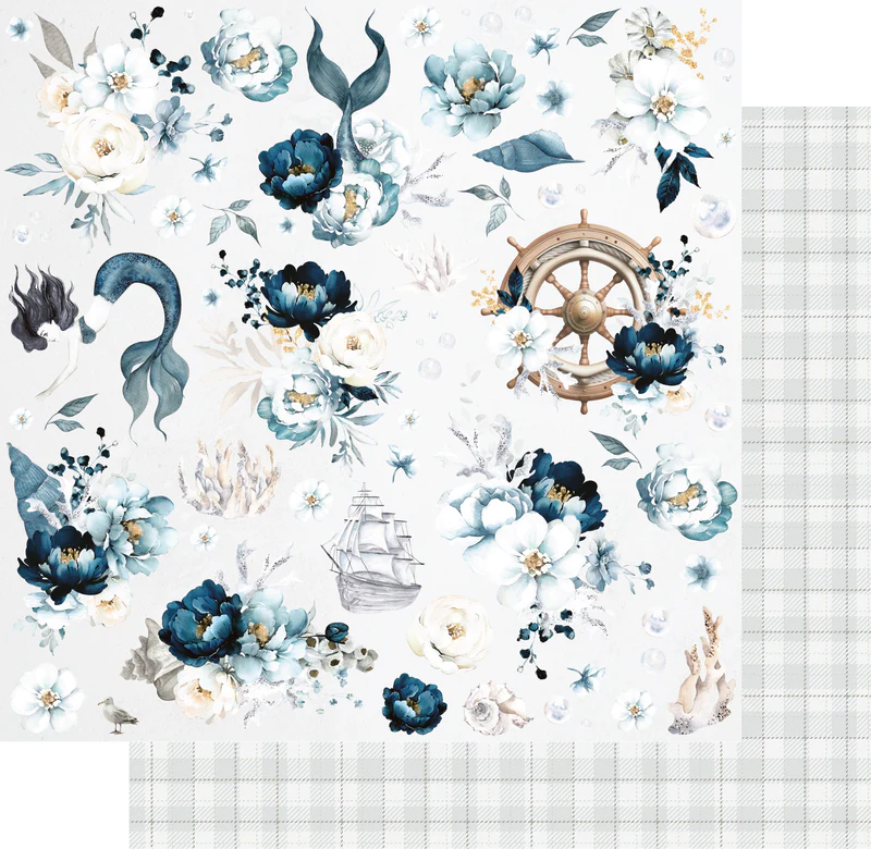 Uniquely Creative - Collection Shades of Whimsy - Mermaid Whispers Paper