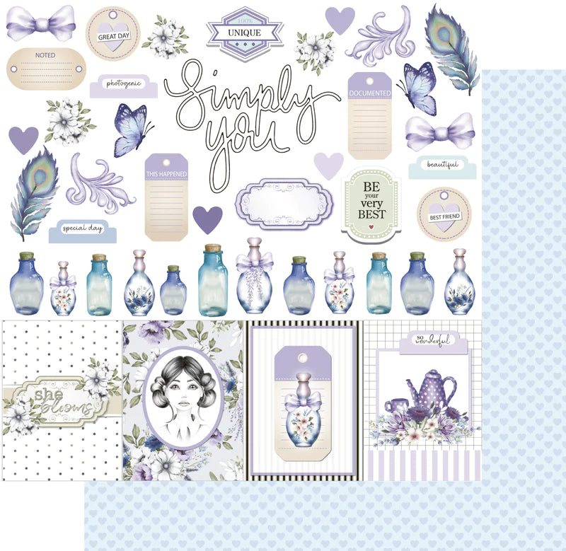 Uniquely Creative - Collection Wisteria Lane - Simply You Paper