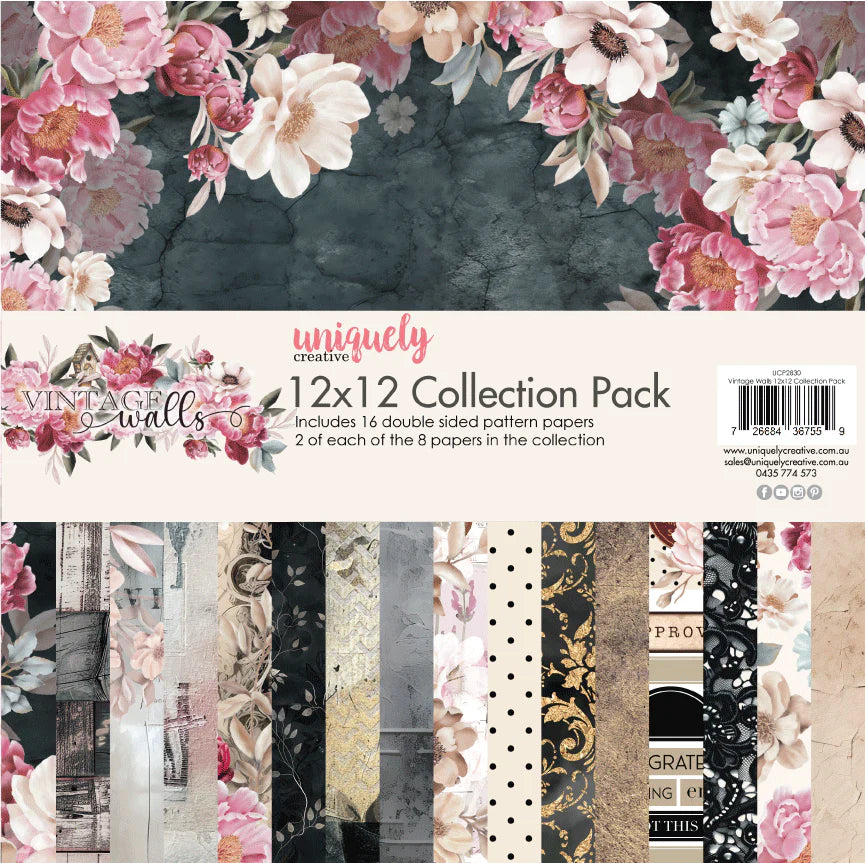 Uniquely Creative - 12x12 Collection Pack - Vintage Walls
