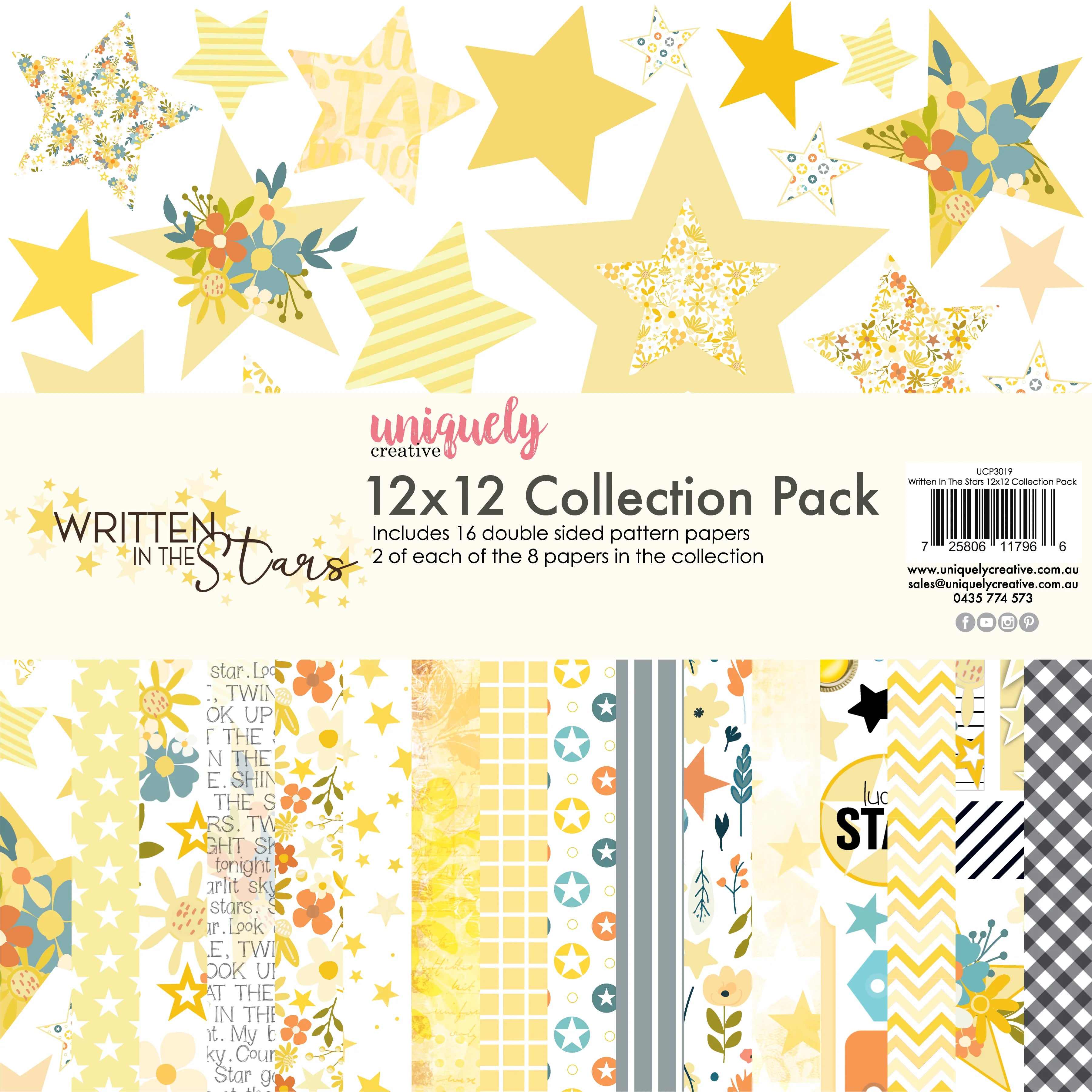 Uniquely Creative - 12x12 Collection Pack - Written in the Stars