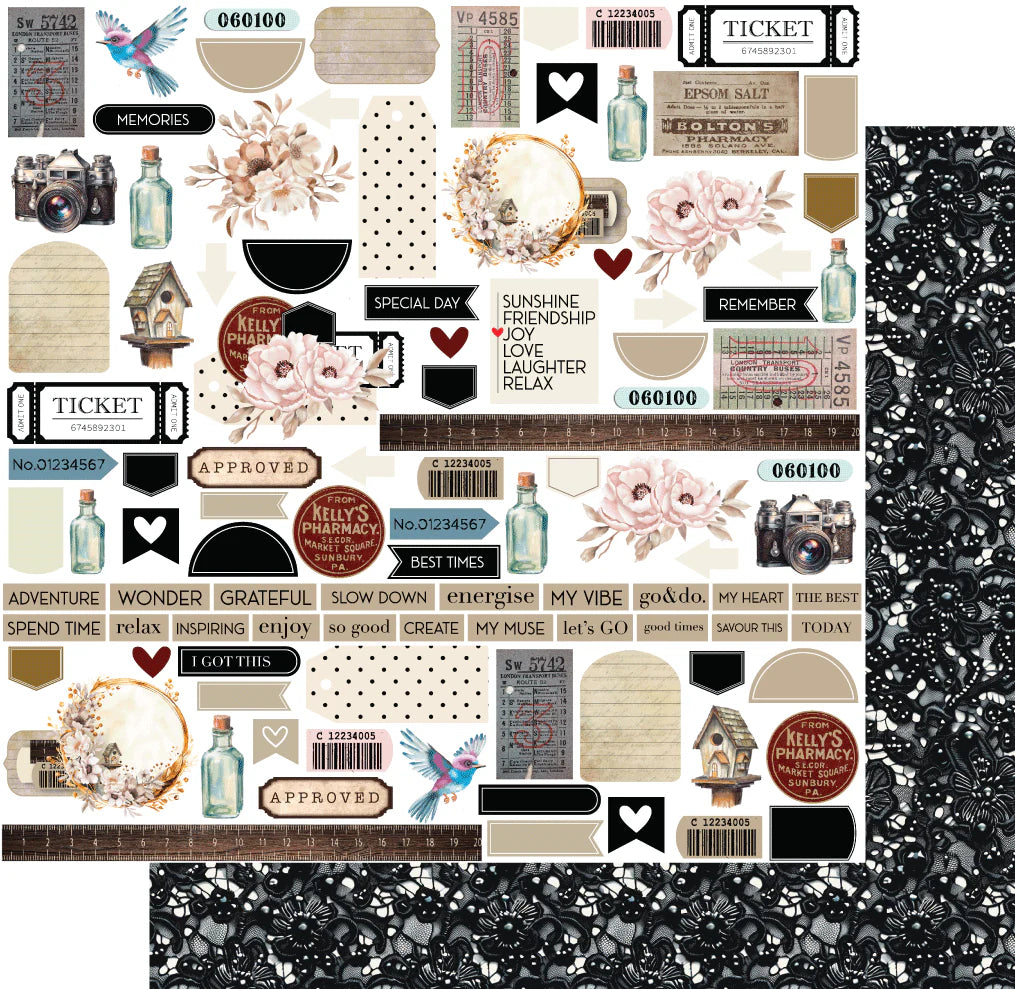 Uniquely Creative - Collection Vintage Walls - The Dukes Great Room Paper