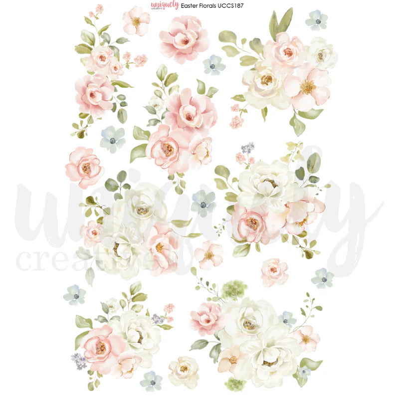 Uniquely Creative - Cut-A-Part Sheet - Easter Florals