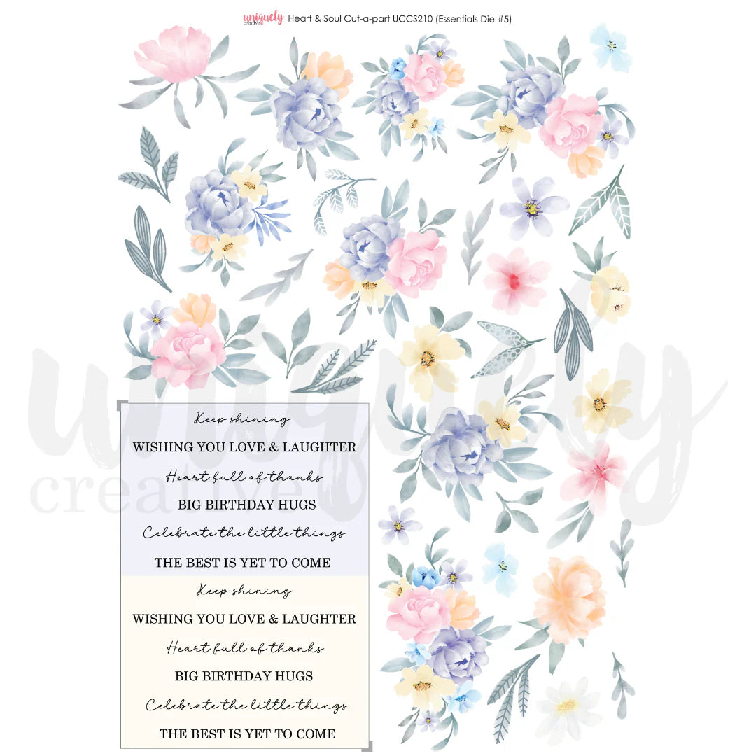 Uniquely Creative - Cut-A-Part Sheet - Heart & Soul