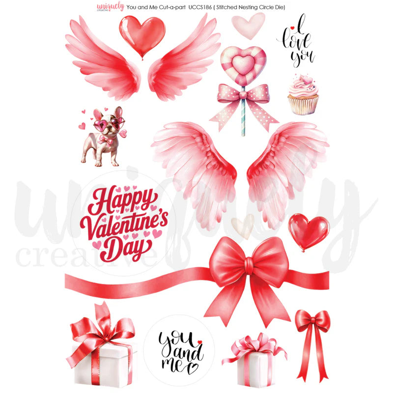 Uniquely Creative - Cut-A-Part Sheet - You and Me
