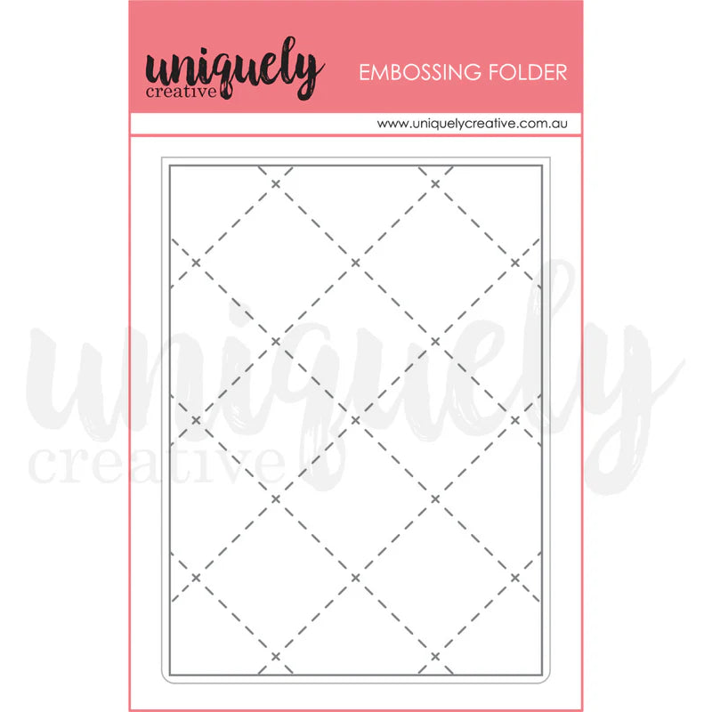 Uniquely Creative - Embossing Folder - Quilted
