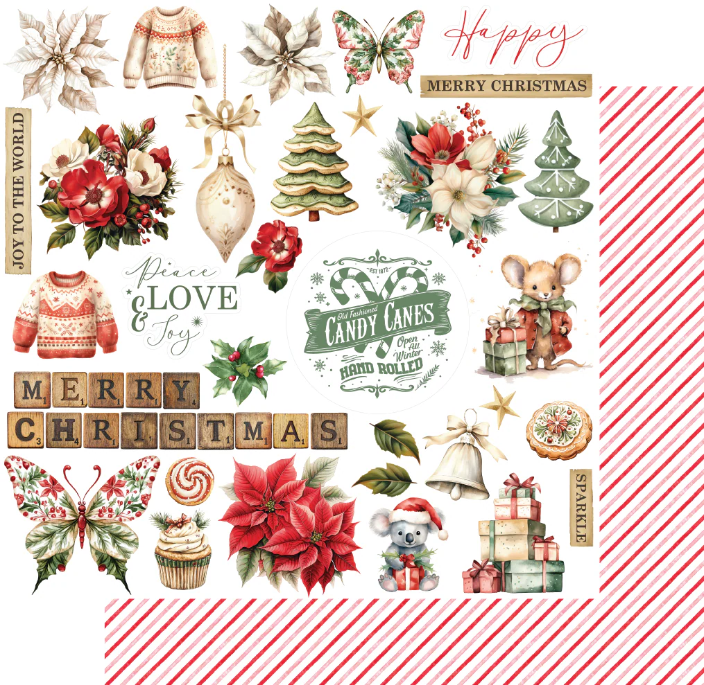 Uniquely Creative Ready for Santa Paper – Home For Christmas collection, double-sided 210gsm sheet