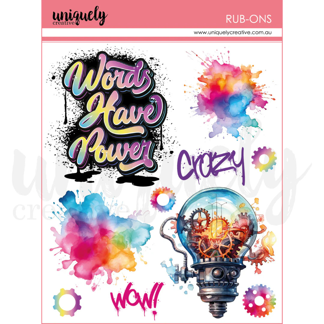 Uniquely Creative - Rub-Ons - Graffiti