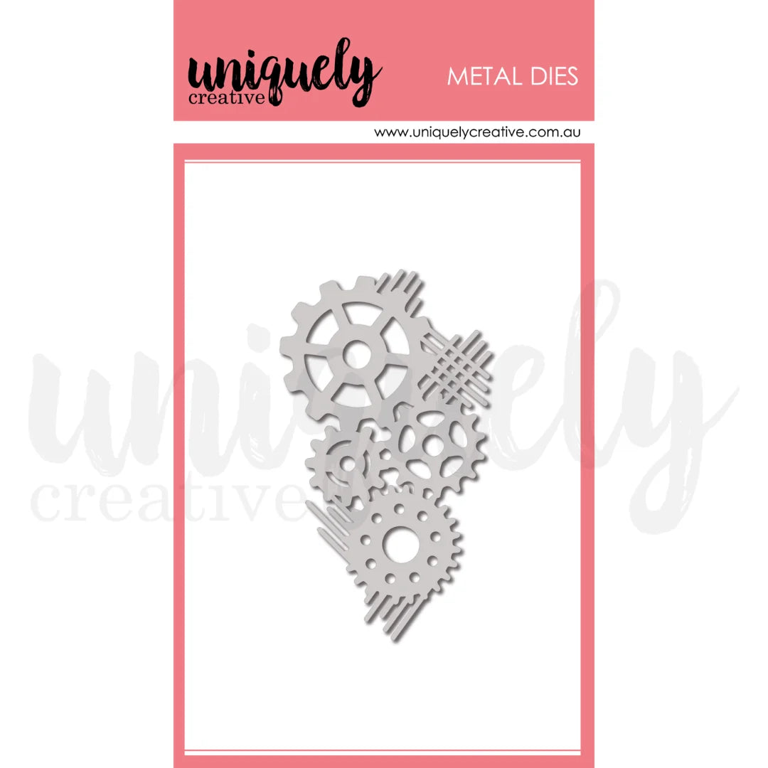 Metal cutting die. Cogs shapes to use with die cutting machine.