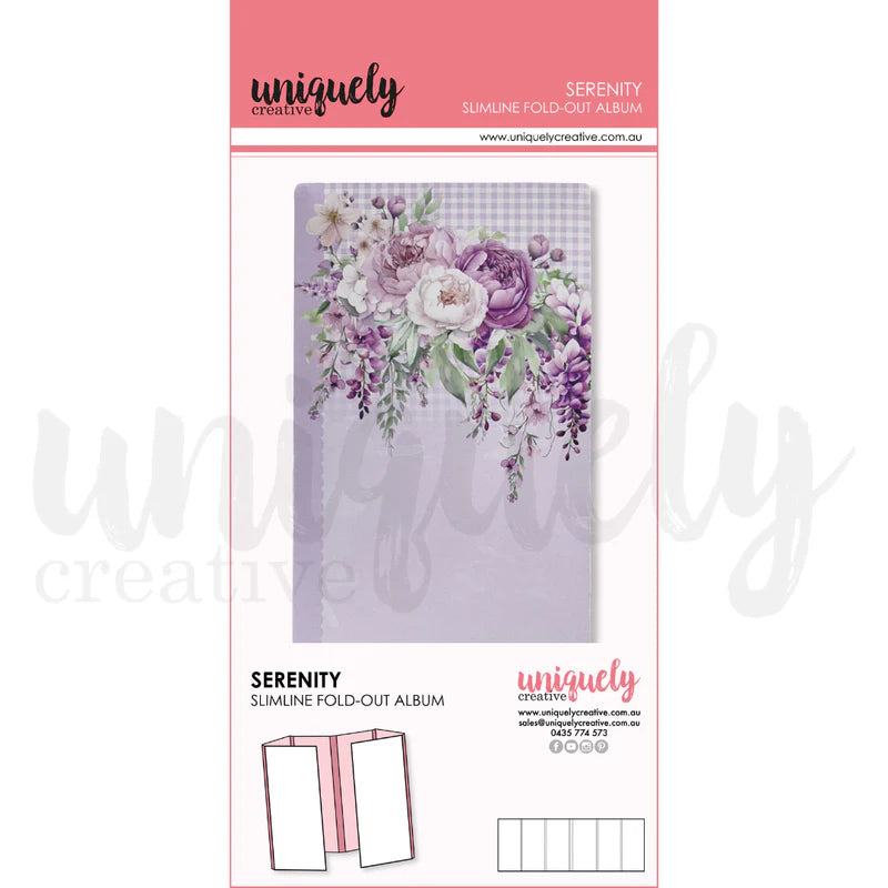 Uniquely Creative Serenity Slimline Fold-Out Album