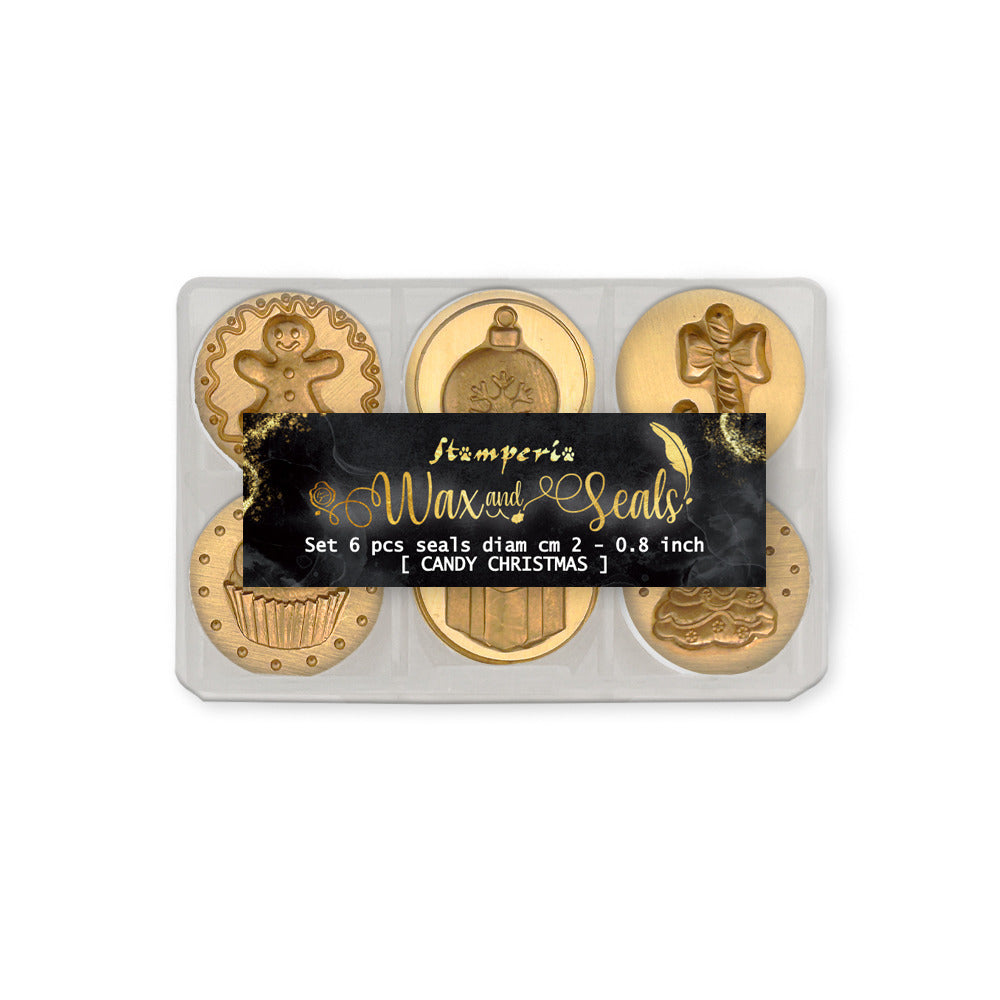 Stamperia Wax Seal Set 6pk - Candy Christmas