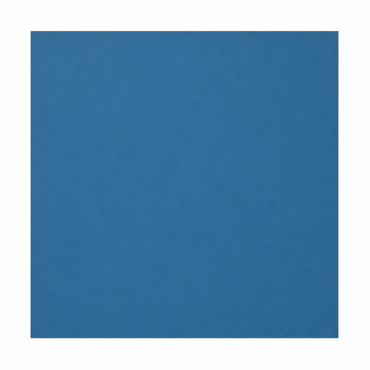 Single smooth Cascade blue cardstock sheet on a white background