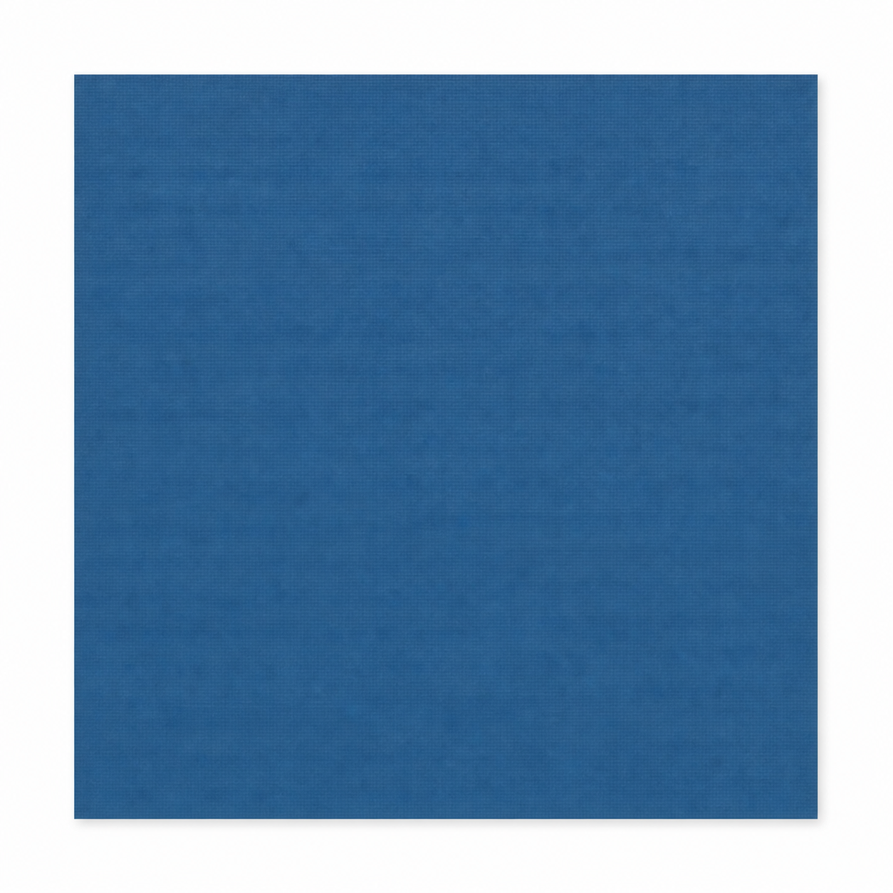Single textured Cascade blue cardstock sheet on a white background