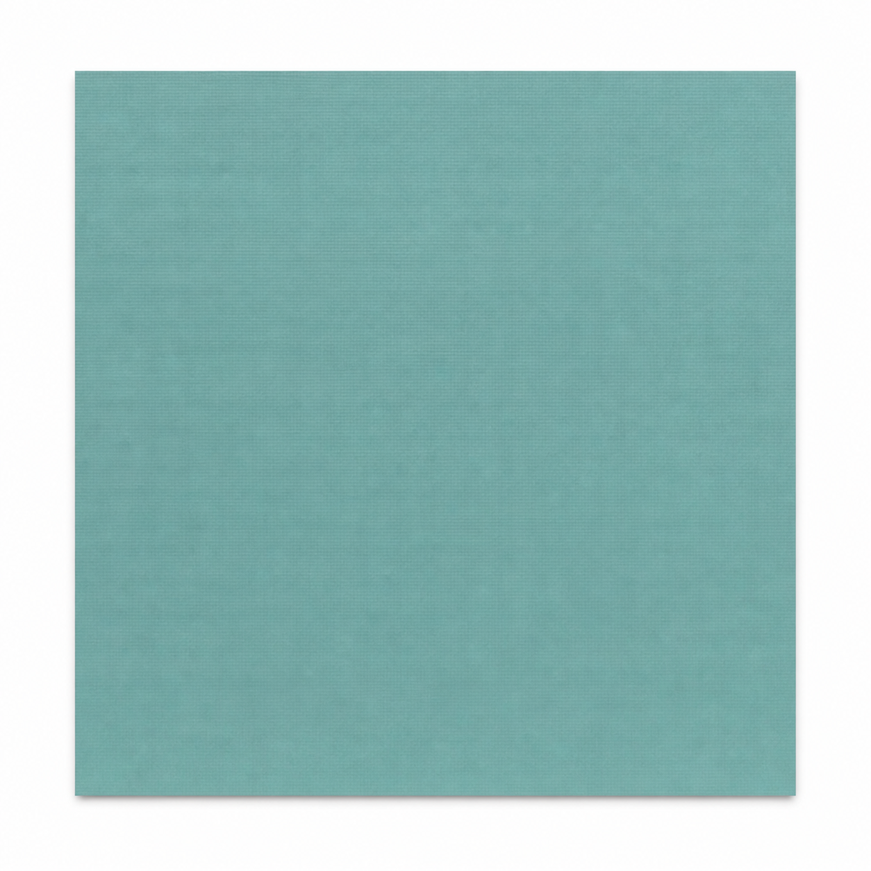 Single textured Geyser blue-teal cardstock sheet on a white background