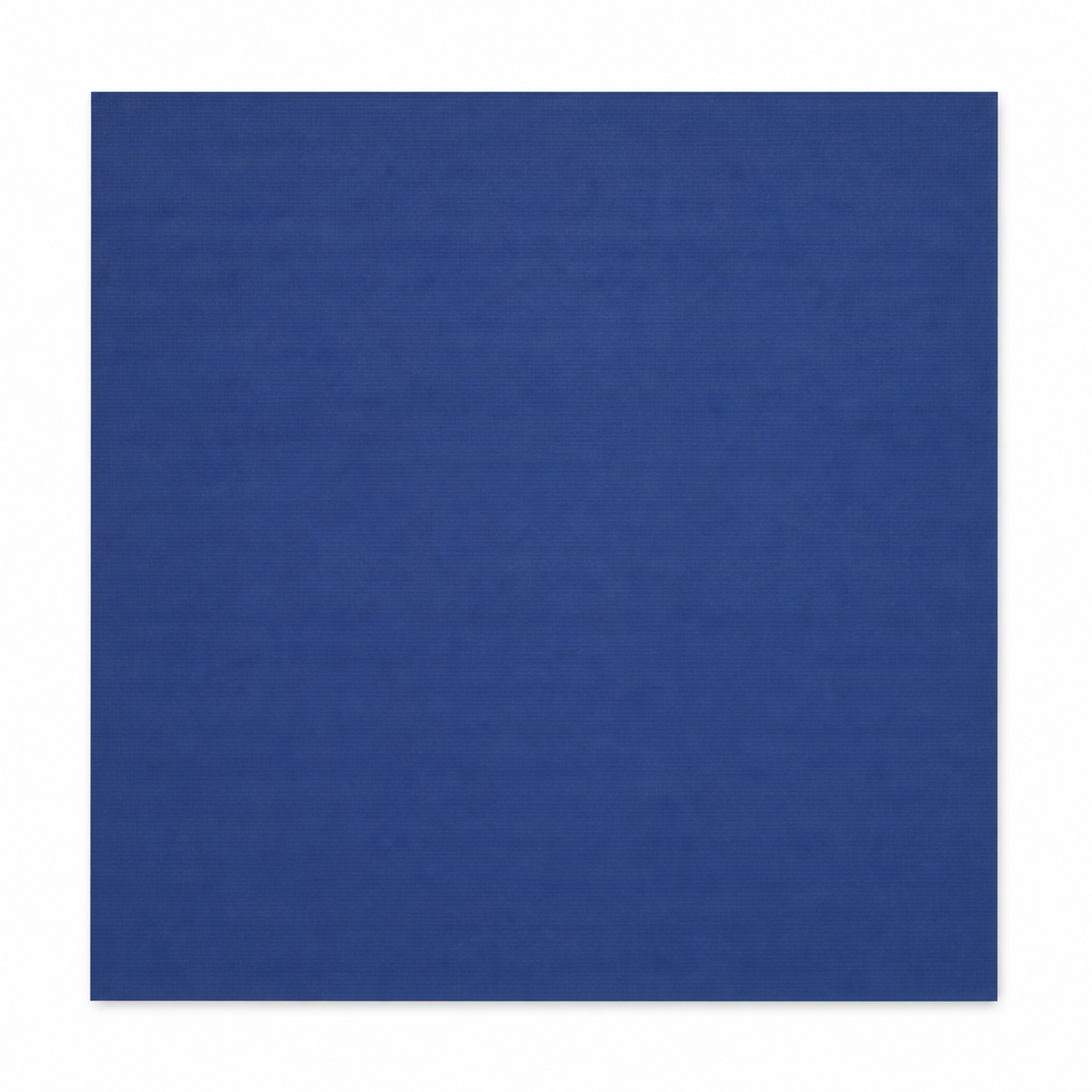 Single textured Sapphire deep royal-blue cardstock sheet on a white background