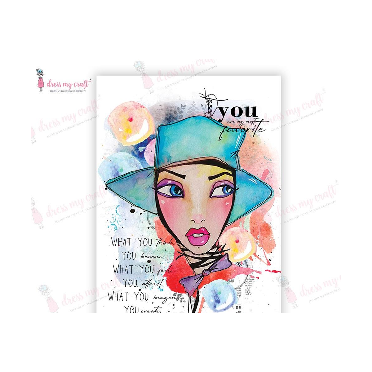 Dress My Craft Mini Transfer Me Sheet 4X6 - Hybrid Fashion