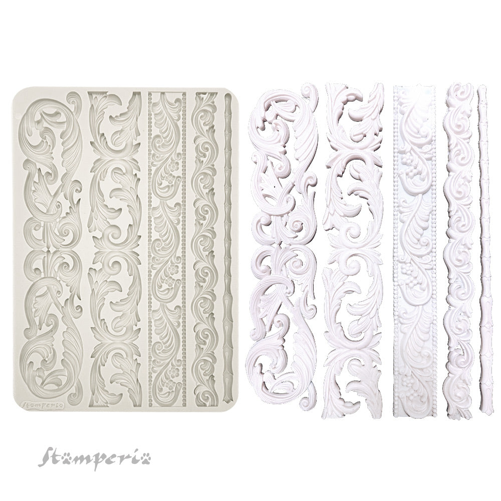 Stamperia Silicone Mould A4 - Stripes