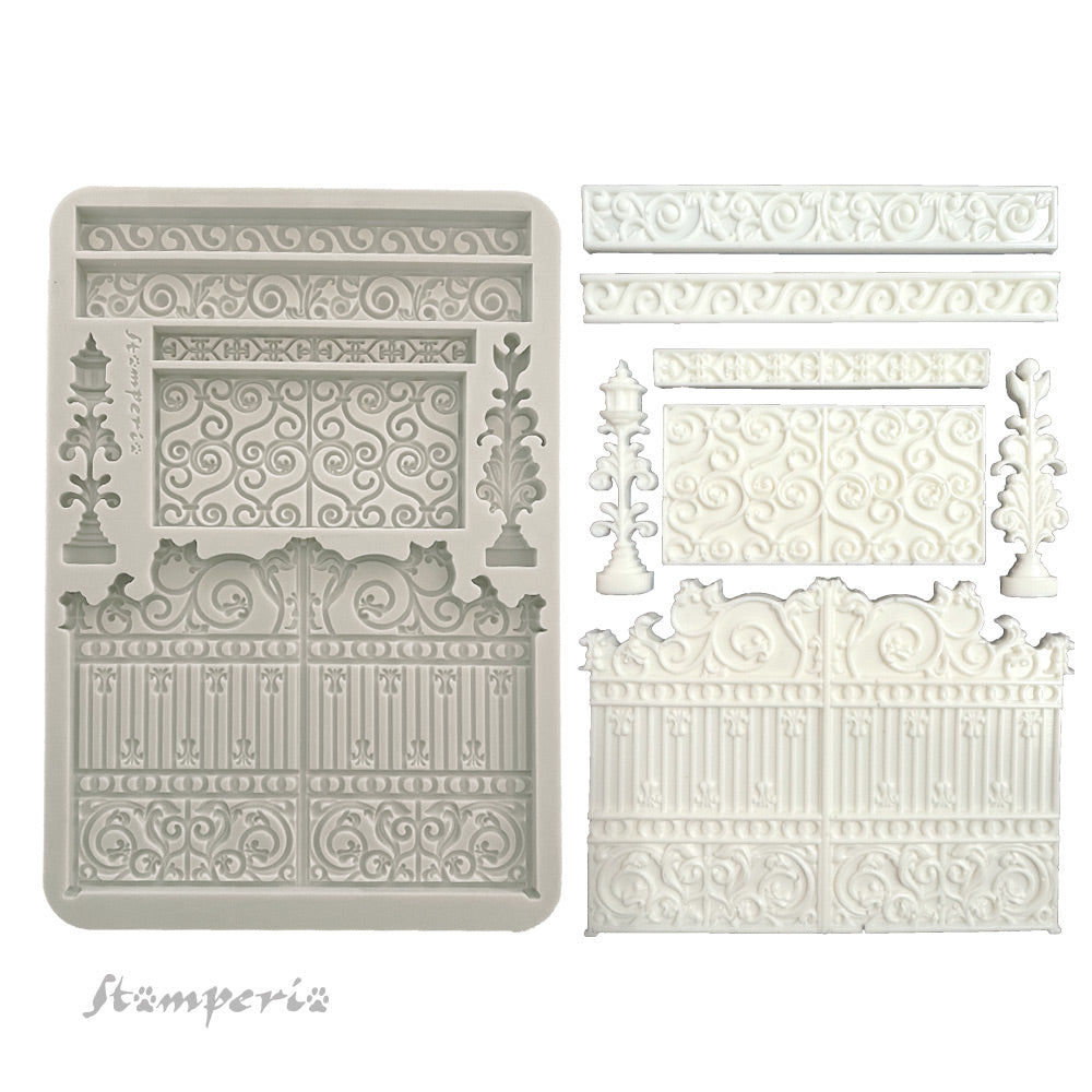 Stamperia Silicone Mould A5 - Master of Magic Gate