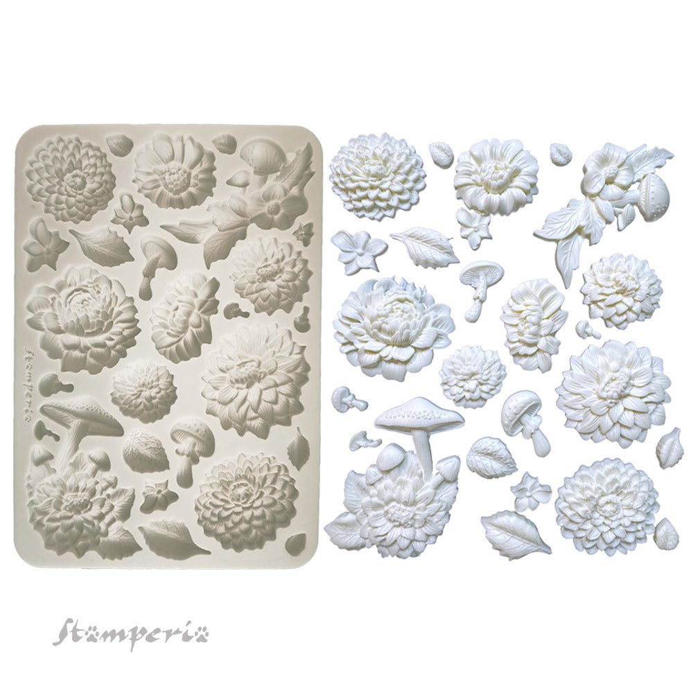 Stamperia Silicone Mould A5 - Master of Magic Peony