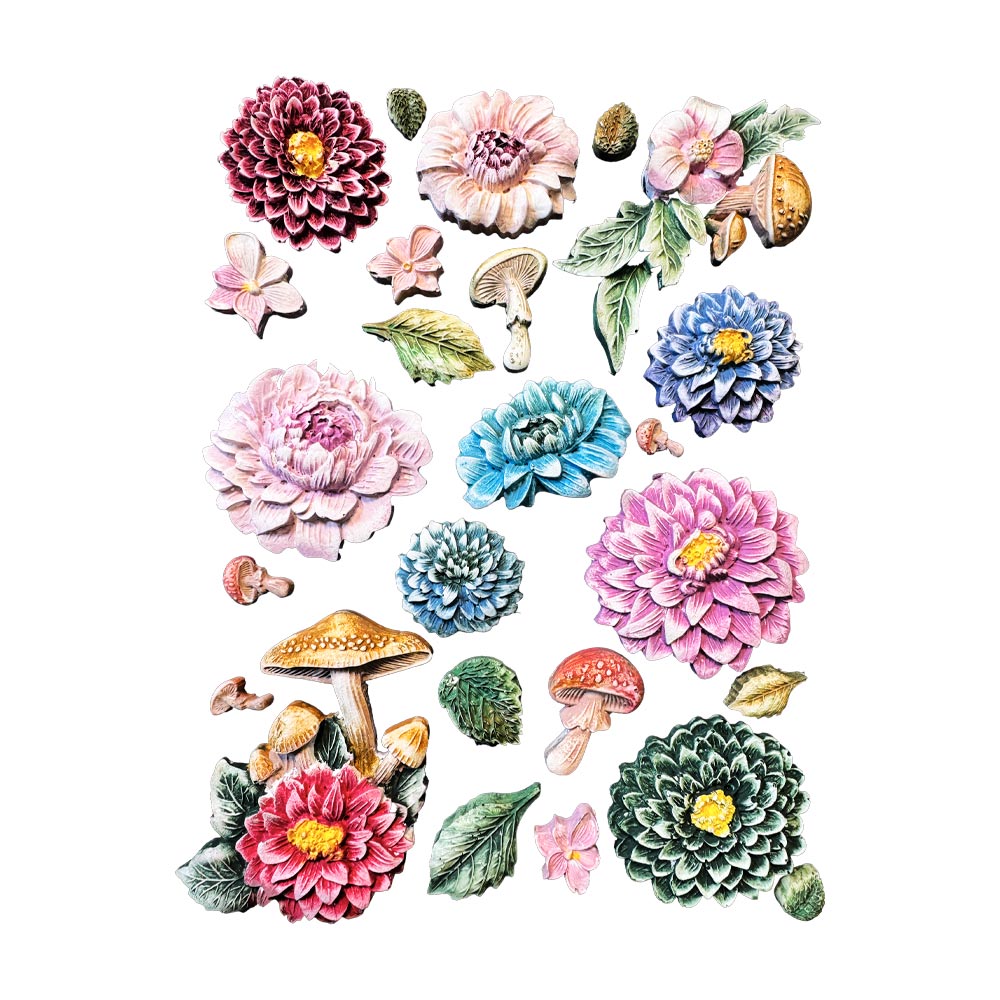 Stamperia Silicone Mould A5 - Master of Magic Peony