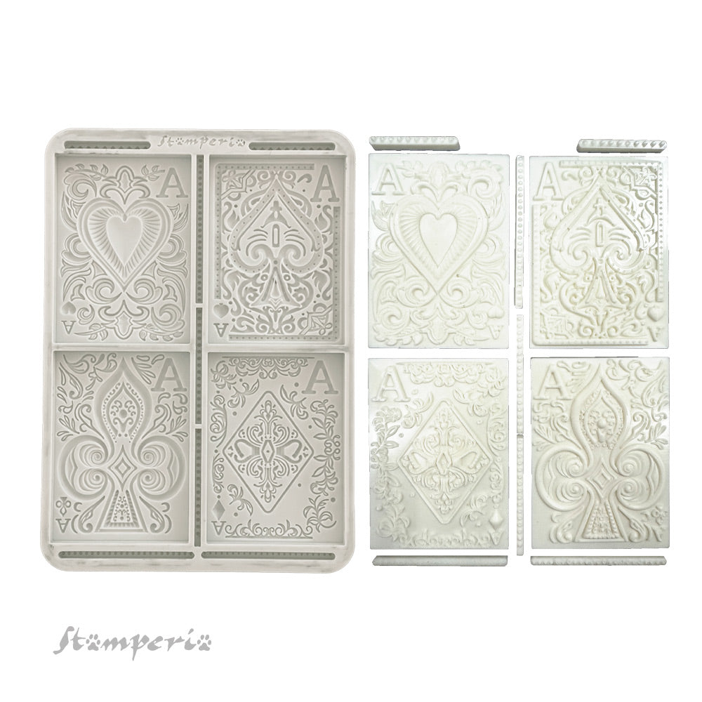 Stamperia Silicone Mould A5 - Master of Magic Cards