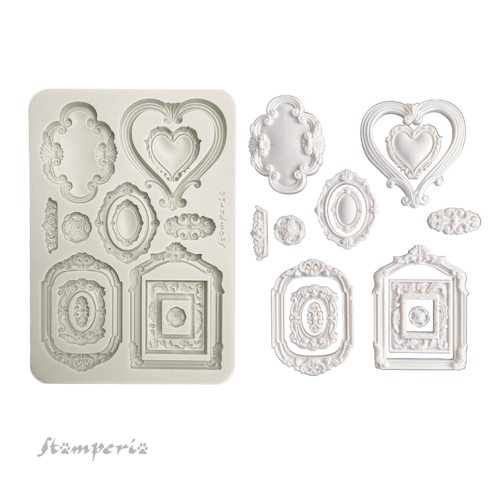 Stamperia Silicone Mould A5 - Timeless Frames