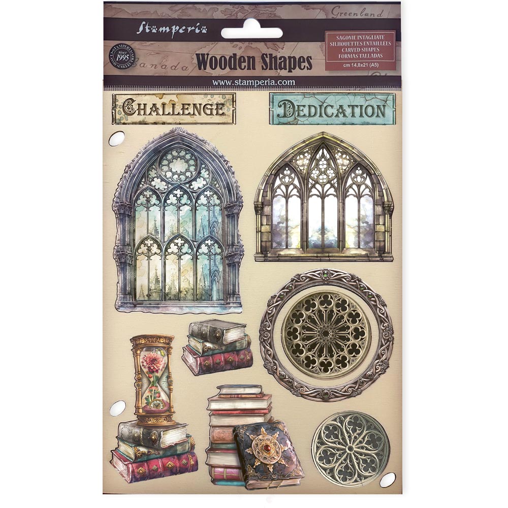 Stamperia Wooden Shapes A5 - Master of Magic
