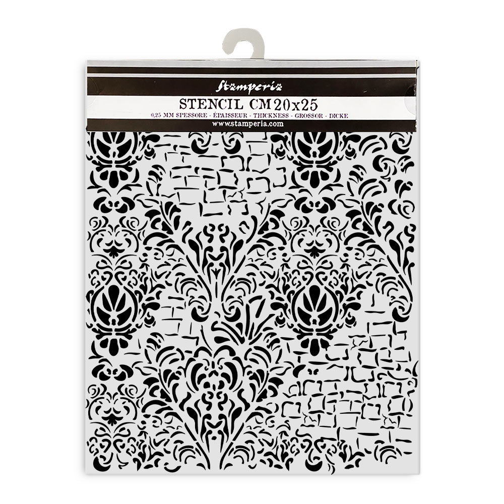 Stamperia Media Stencil 20x25cm - Master of Magic Tapestry