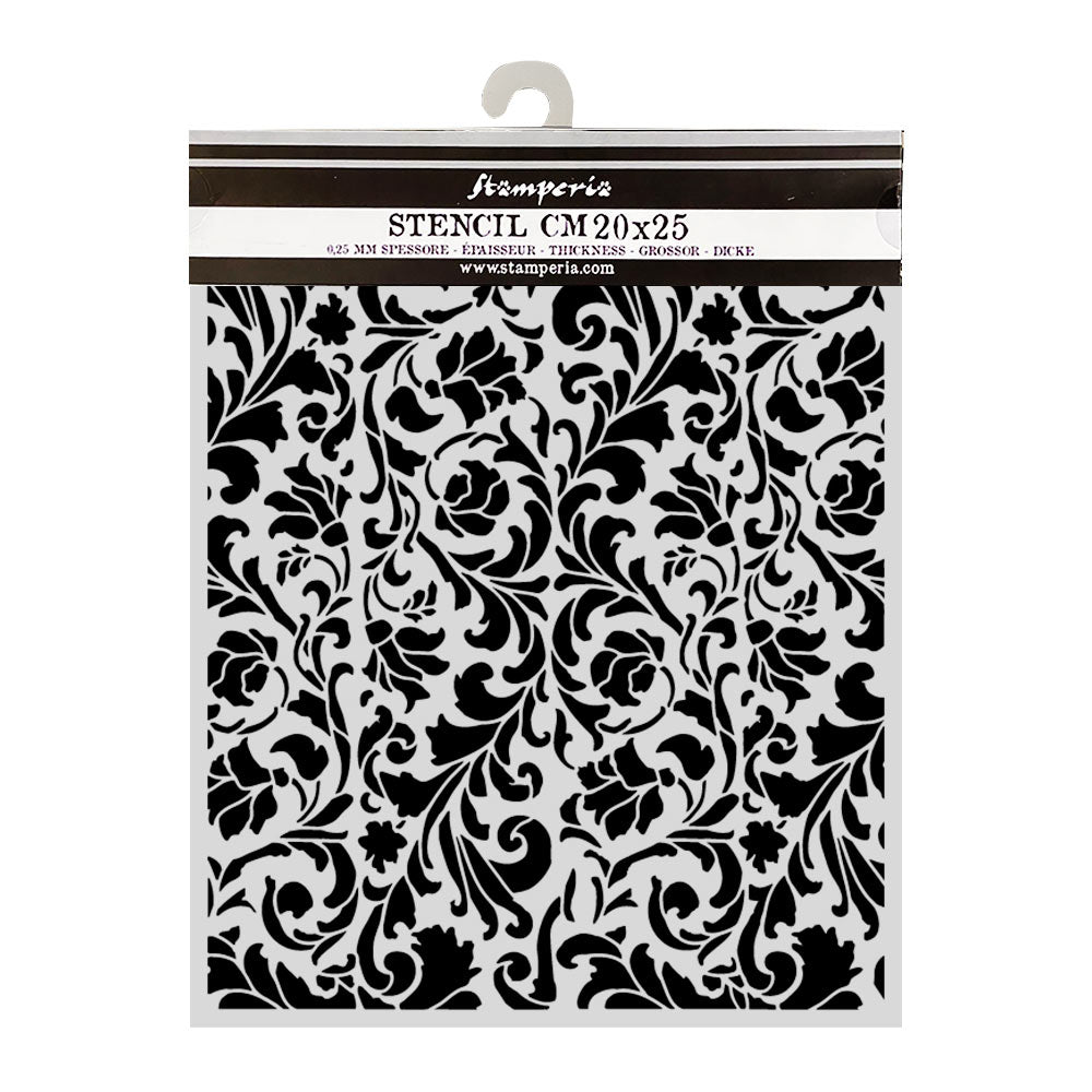 Stamperia Stencil 20x25cm - Wonderland - Tapestry