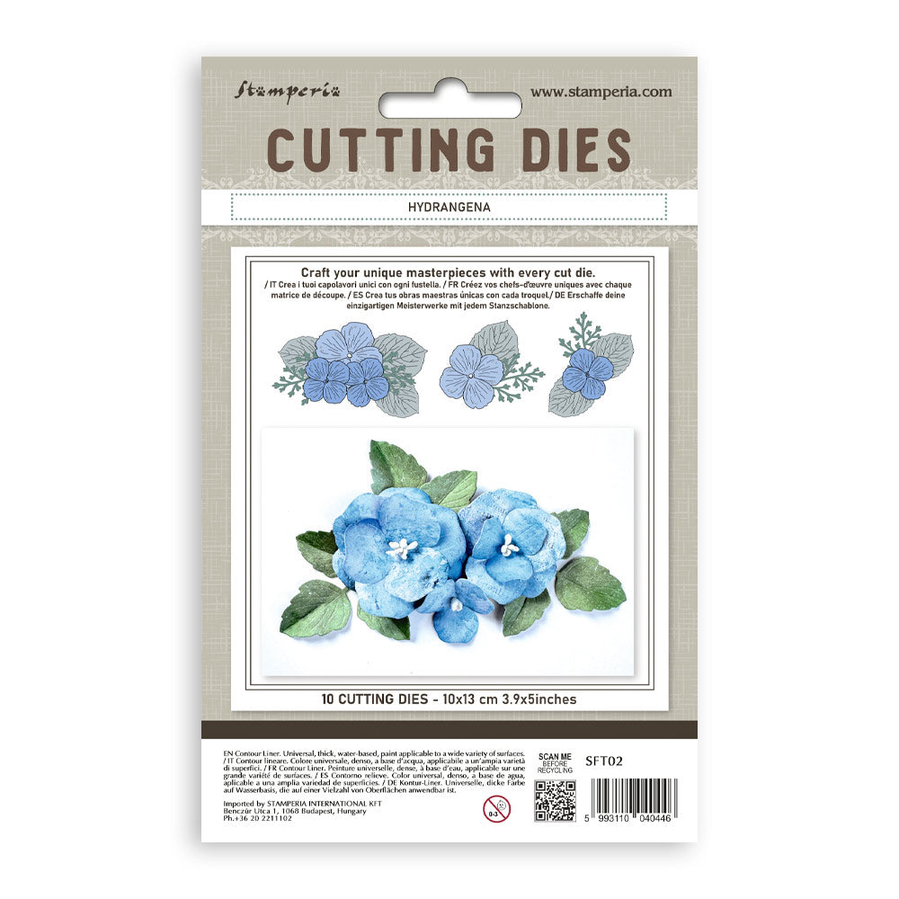Stamperia Cutting Dies A6 - Hydrangea