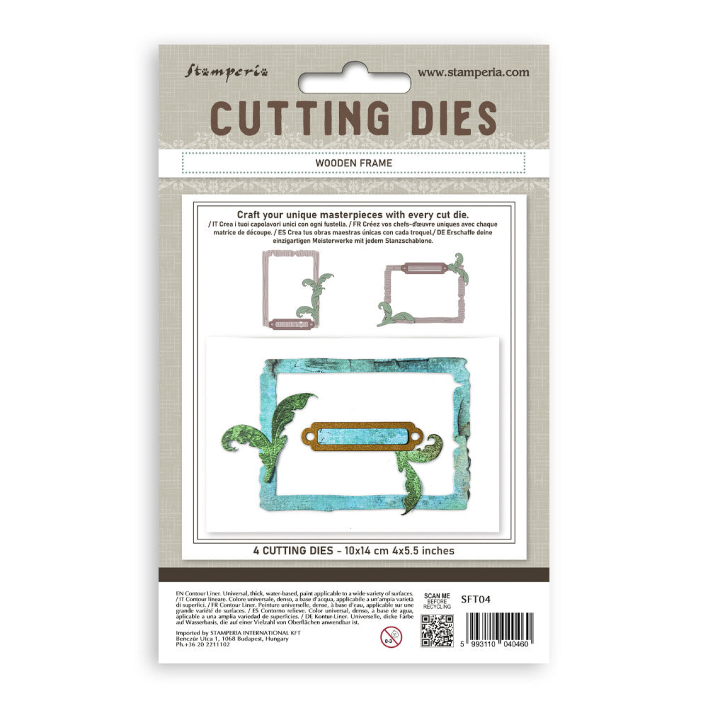 Stamperia Cutting Dies A6 - Wooden Frame