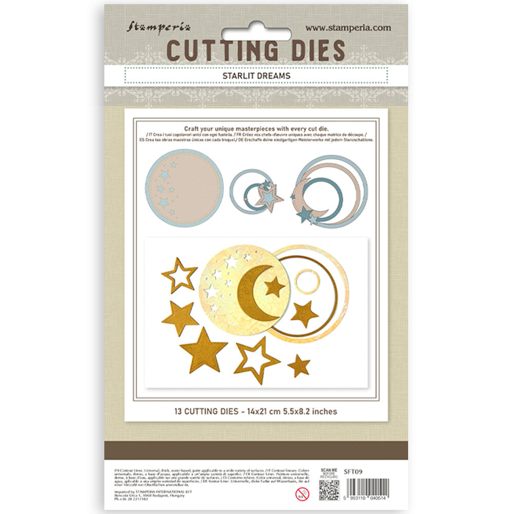 Stamperia Cutting Dies A5 - Starlit Dreams