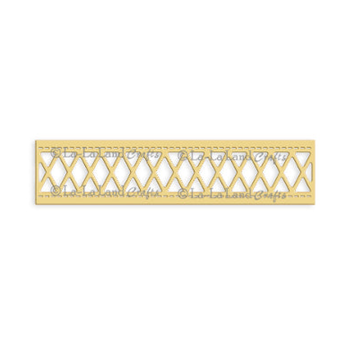 La La Land Die- Diamonds Lattice Border Die