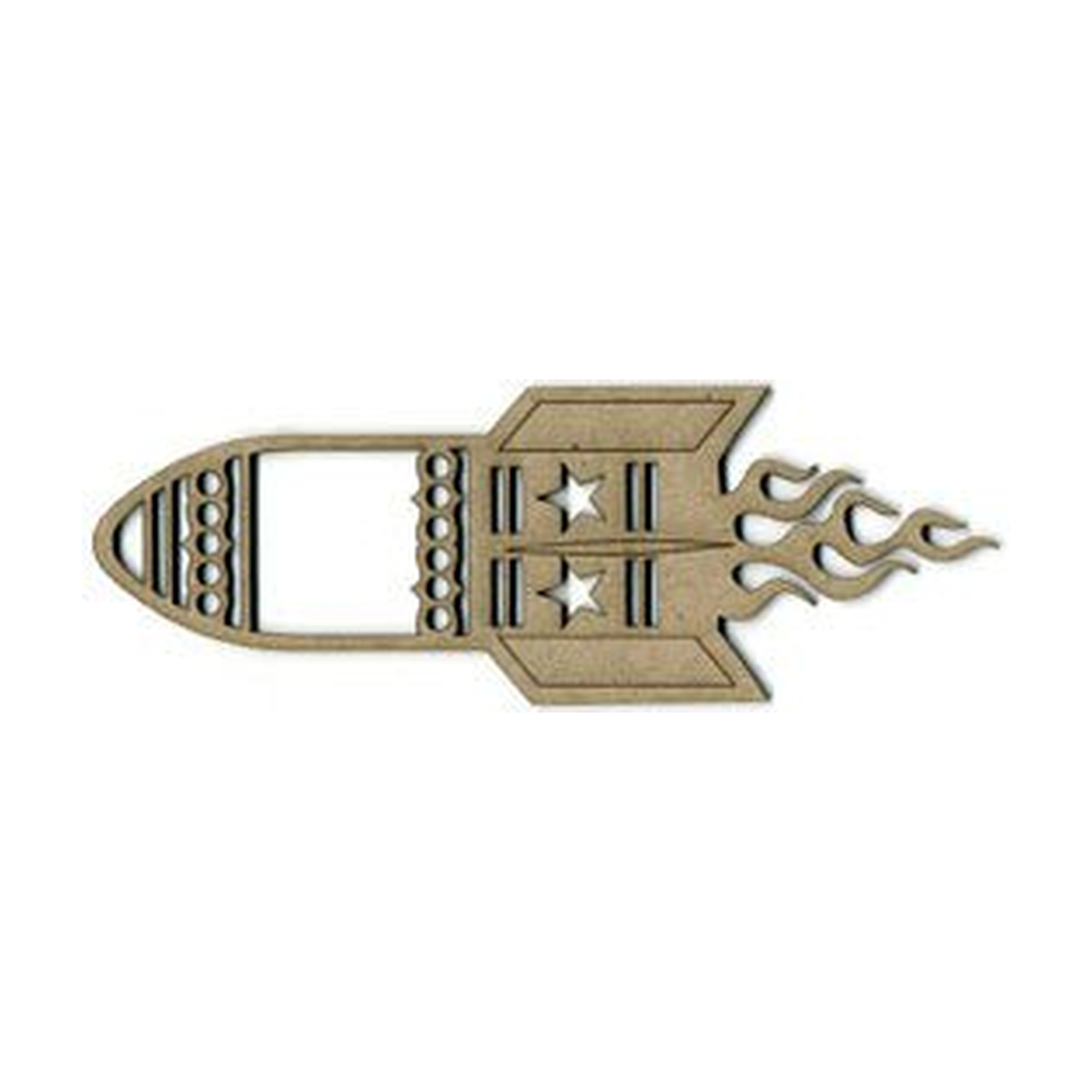 Chipboard Embellishments- Rocket