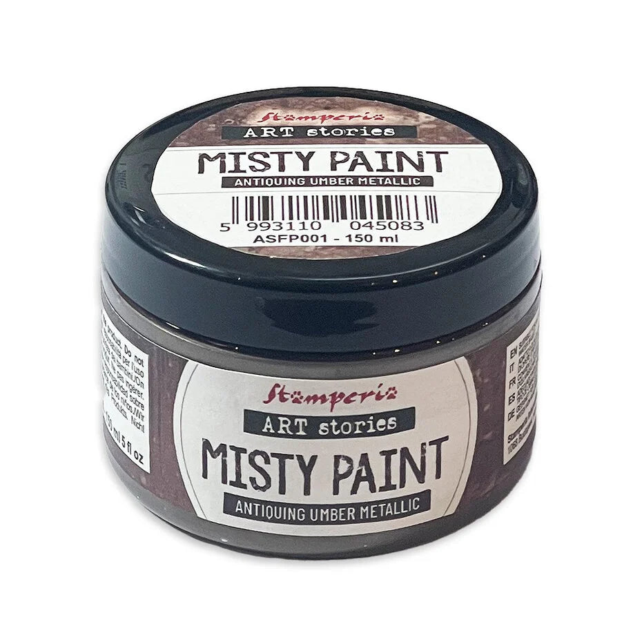 Stamperia Misty Paint Metallic - Antiquing Umber
