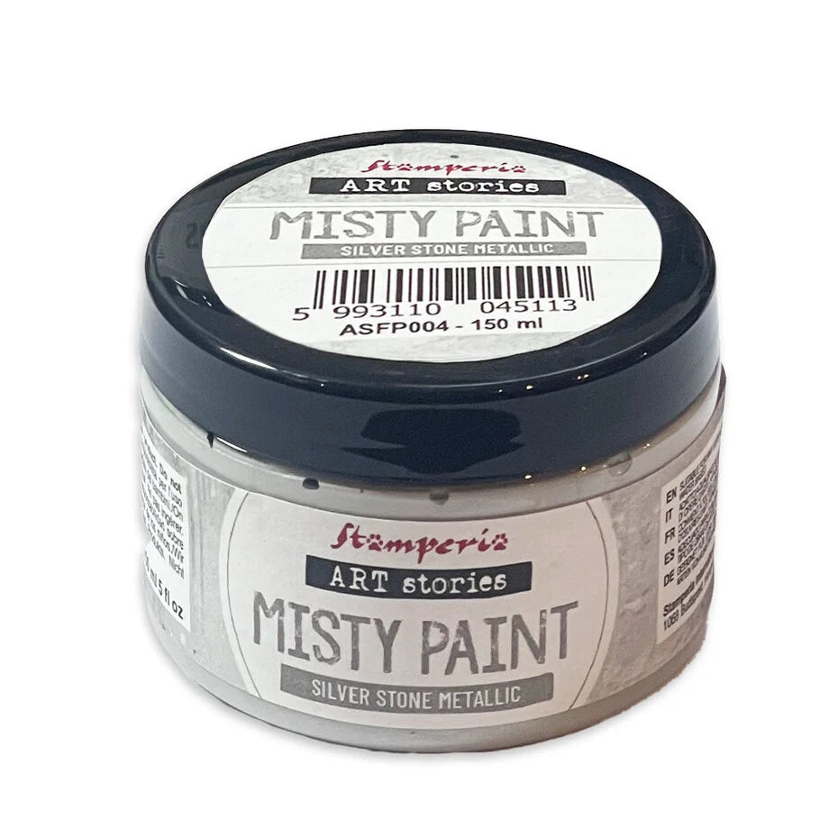 Stamperia Misty Paint Metallic - Silver Stone