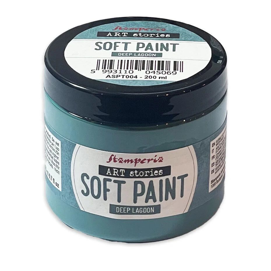 Stamperia Soft Paint - Deep Lagoon