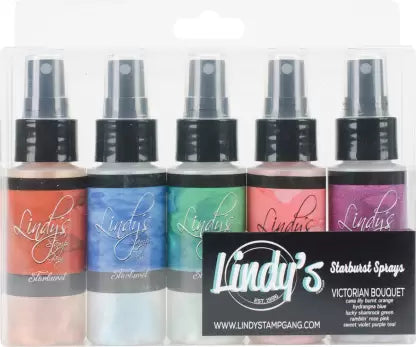 Lindys Stamp Gang Starburst Sprays - Victorian Bouquet