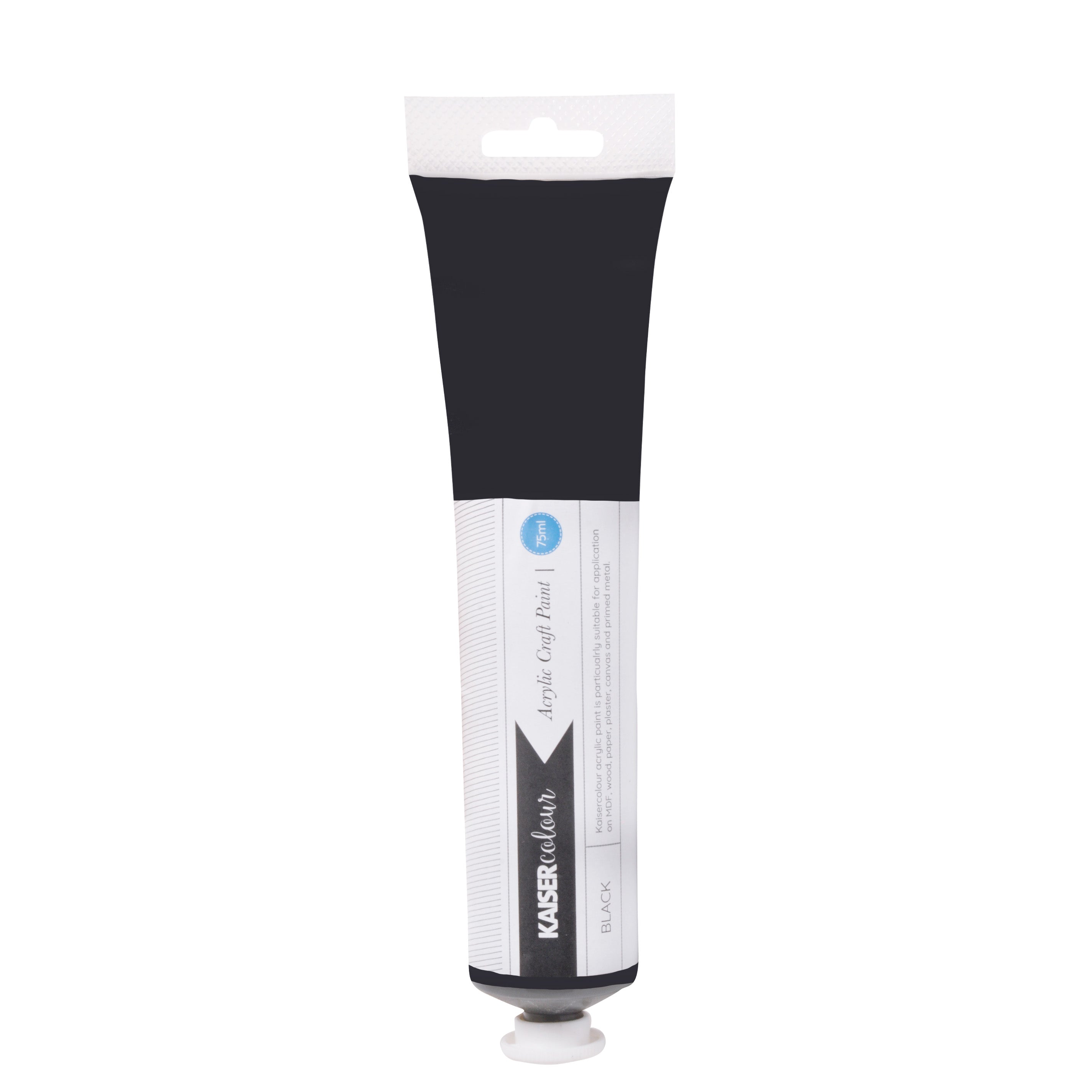 Kaisercolour Acrylic Crafty Paint - Black