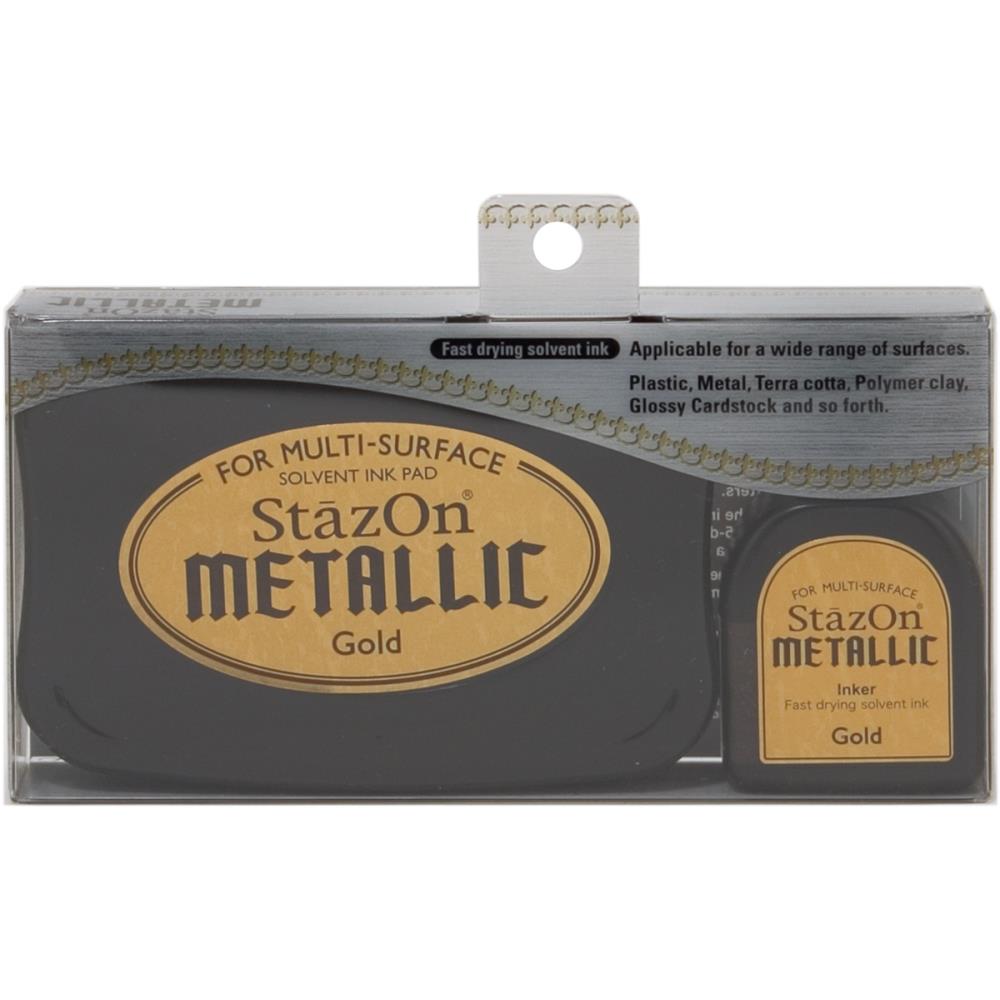 StazOn Metallic Ink Kit - Gold