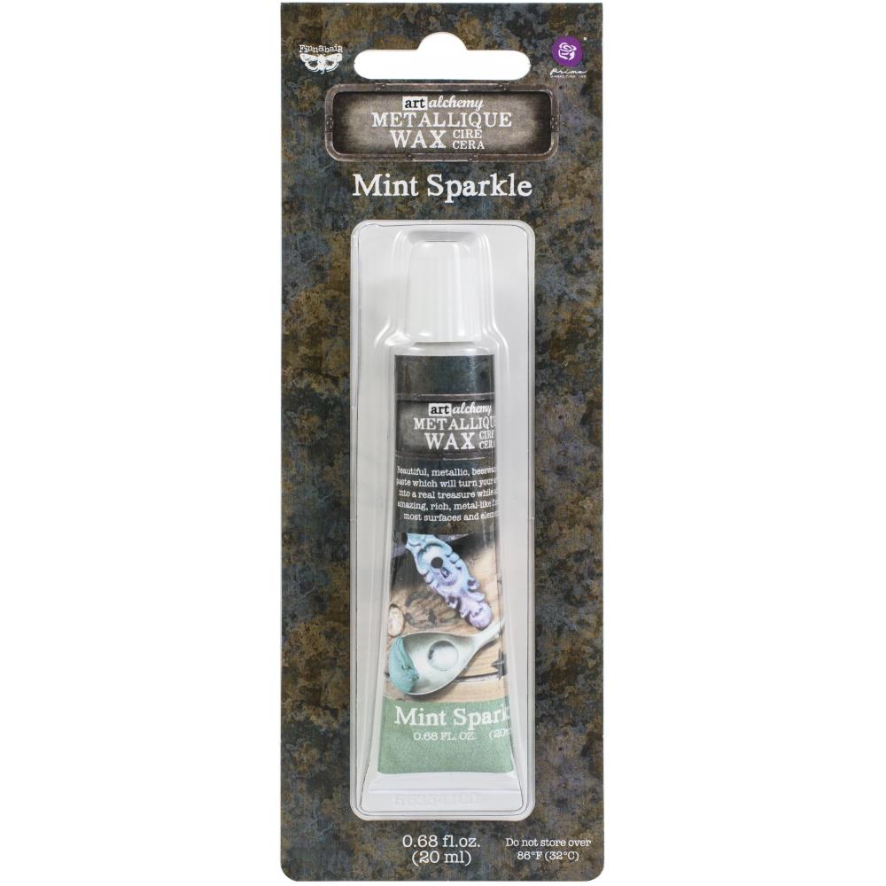 Finnabair Art Alchemy Metallique Wax - Mint Sparkle