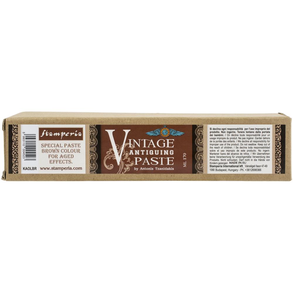 Stamperia Vintage Antiquing Paste Tube 170ml.