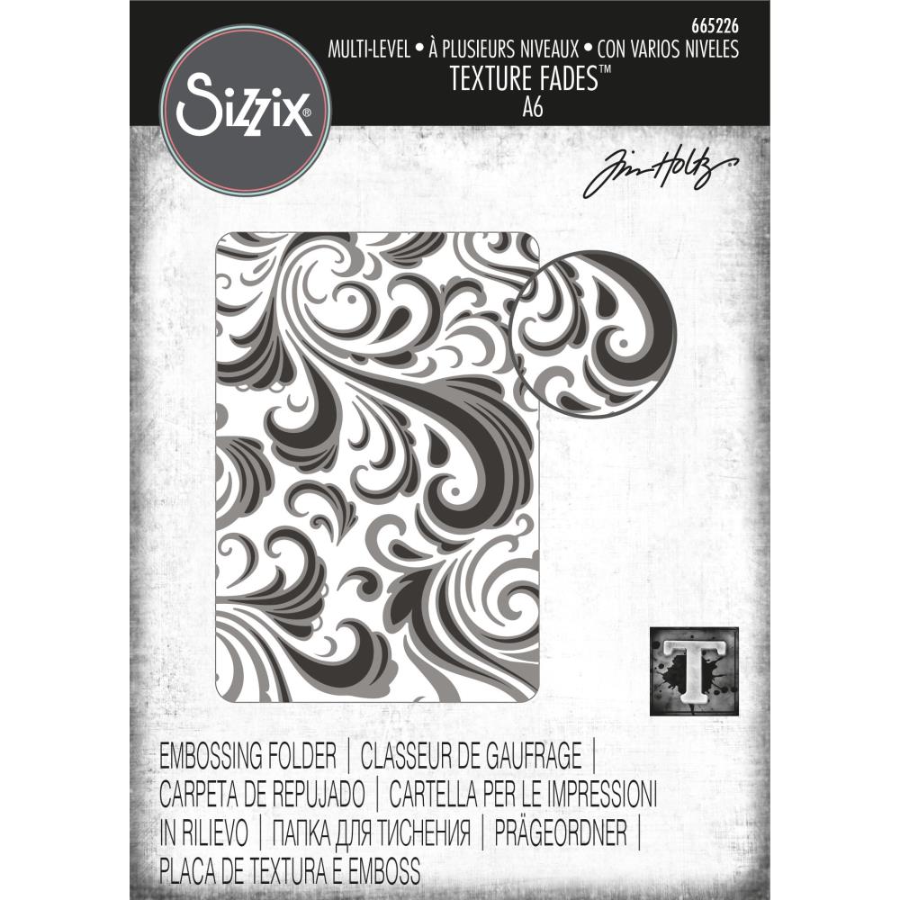 Sizzix 3D Impresslits Embossing Folder - Swirls