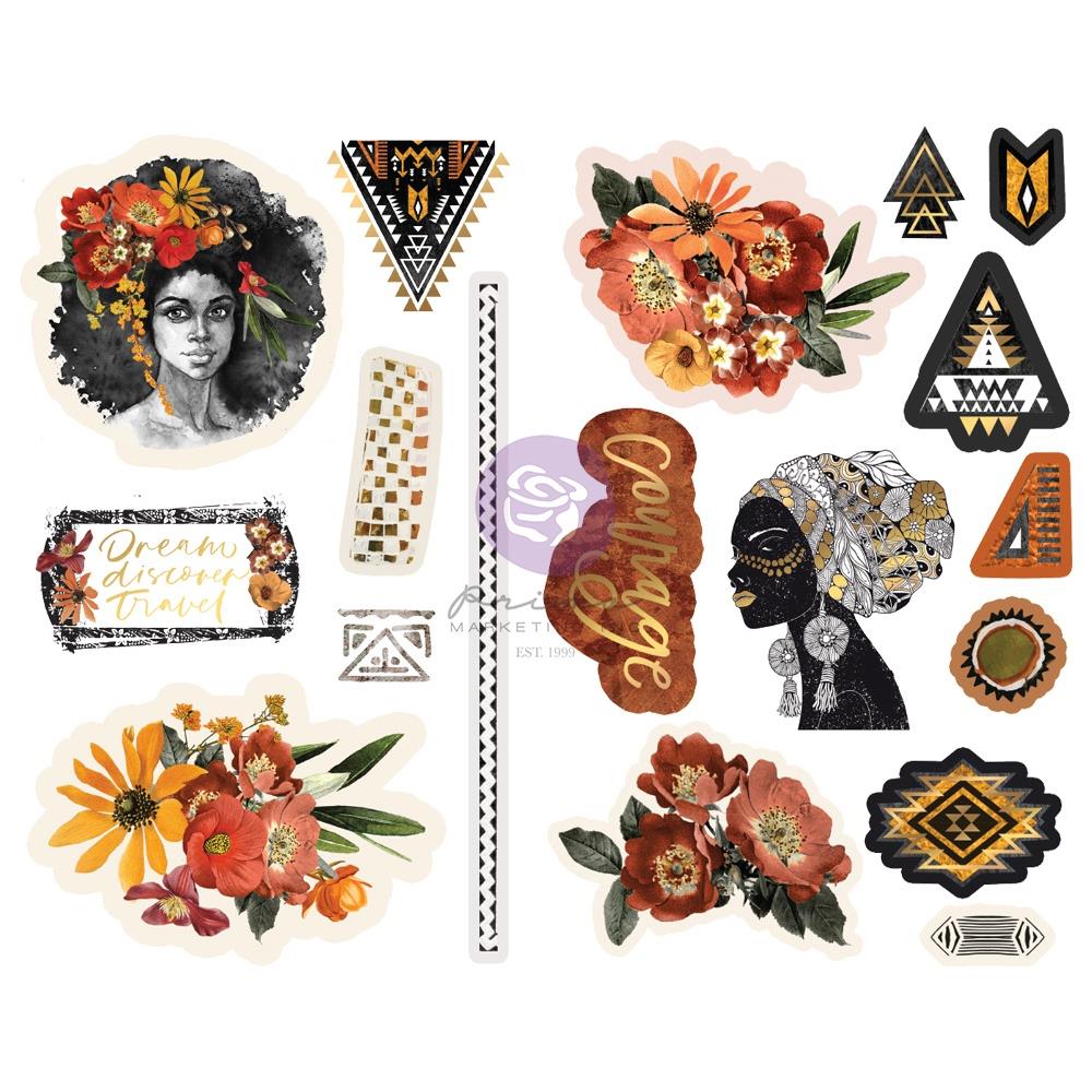 Prima Marketing Chipboard Stickers - Diamond