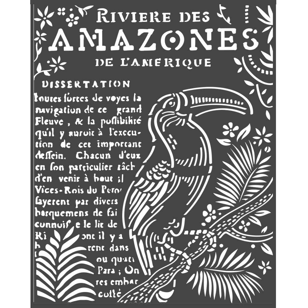 Stamperia Stencil - Toucan Amazonia