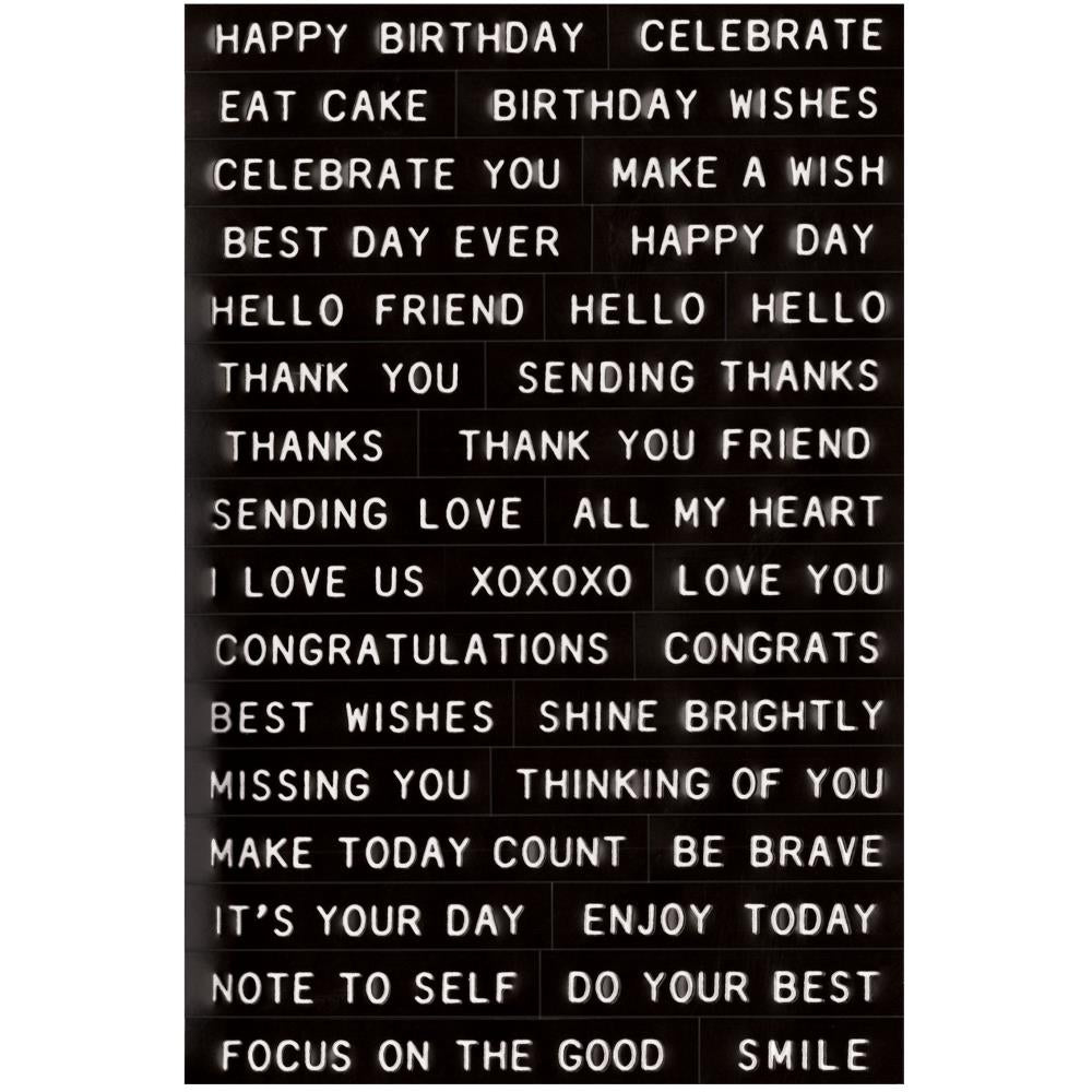 Idea-Ology Sentiments Label Stickers