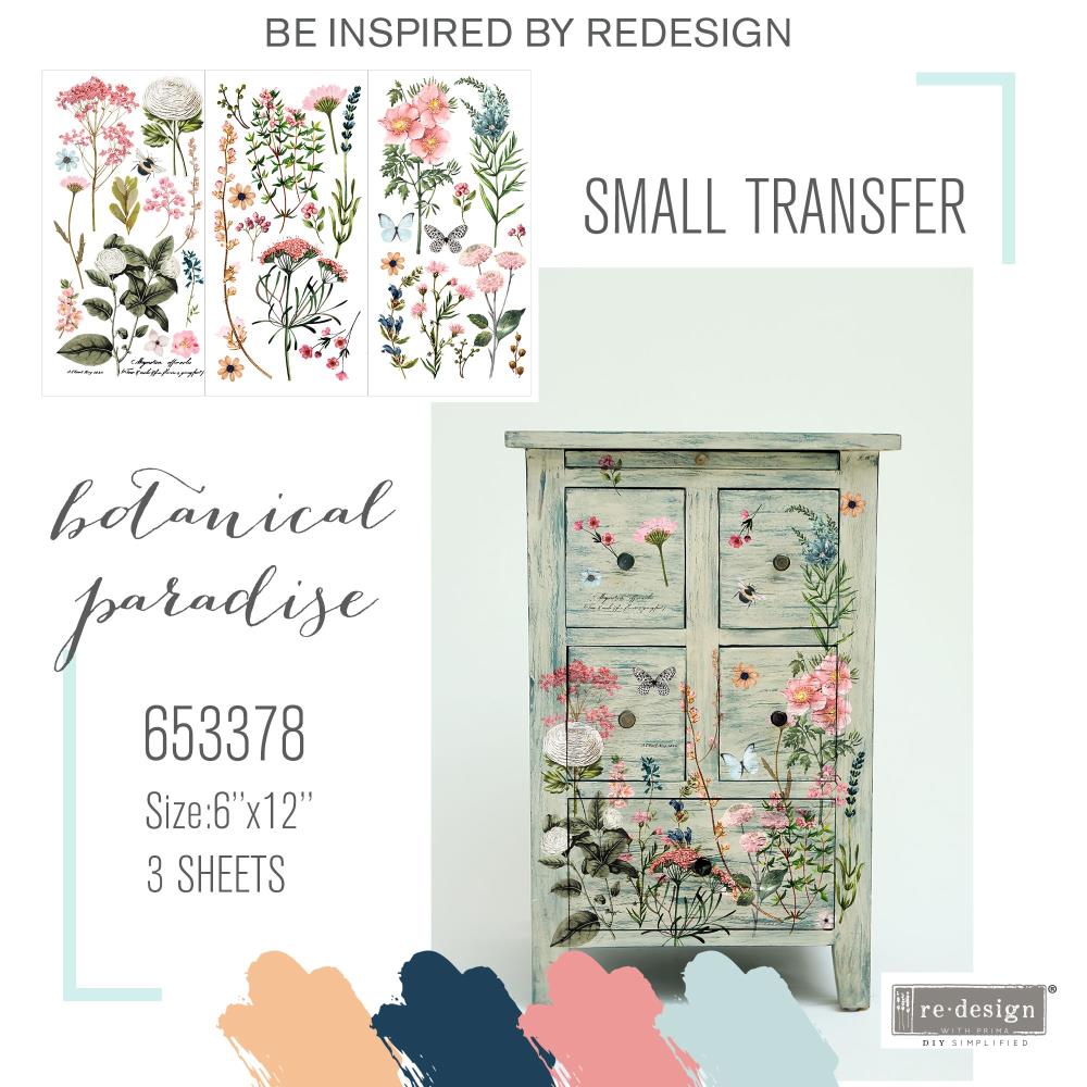 Prima Marketing Re-Design Decor Transfers - Botanical Paradise