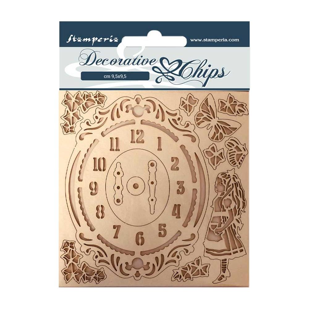 Stamperia Decorative Chips - Alice Clock