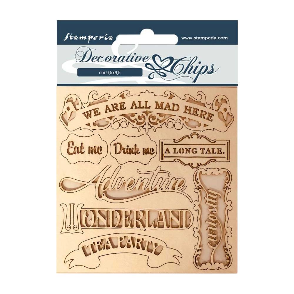 Stamperia Decorative Chips - Alice Frames